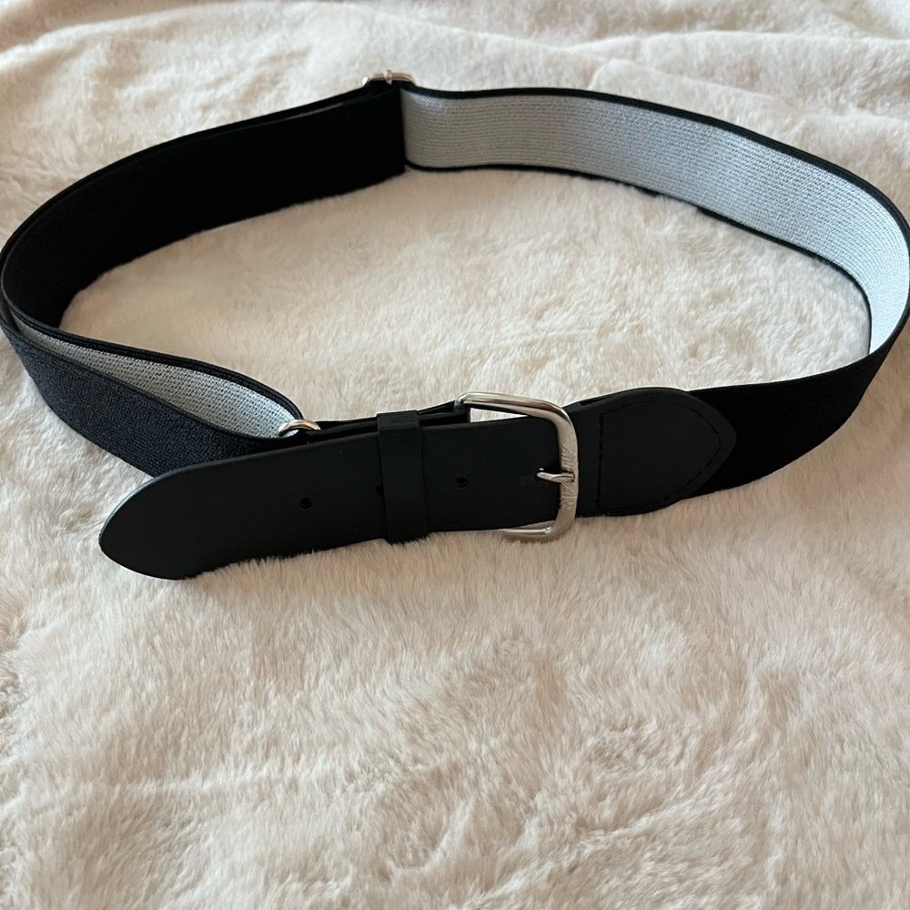 Black Softball Belt